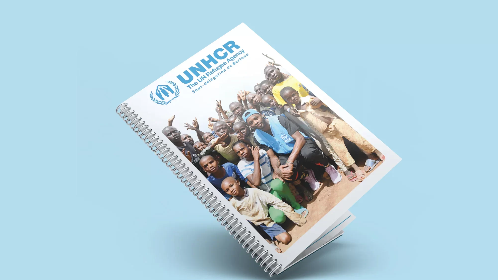 Bloc-note UNHCR Bertoua — Impression & Design graphique