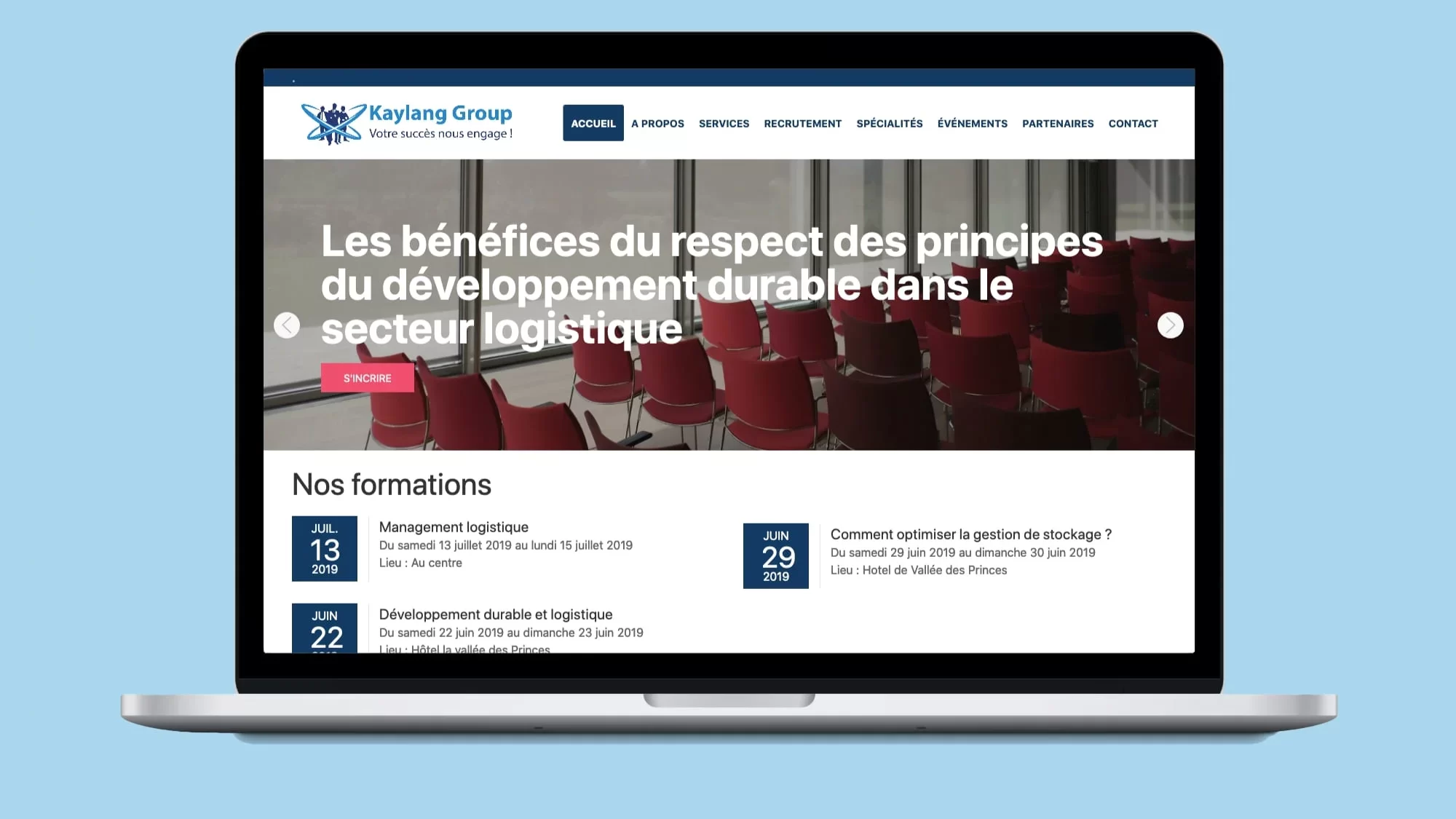 Kaylang Consulting Services Group — Plateforme de formations multi-utilisateurs