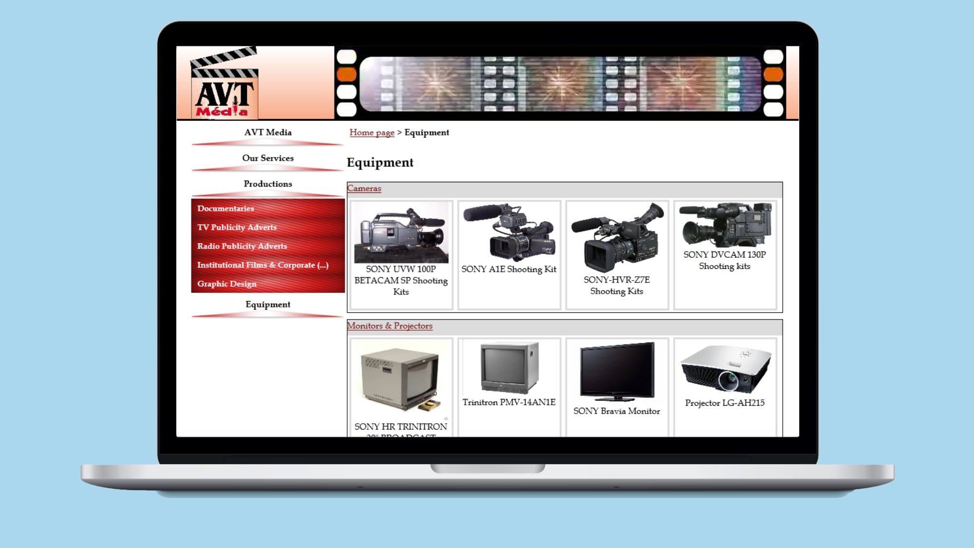 Site Web AVT Média