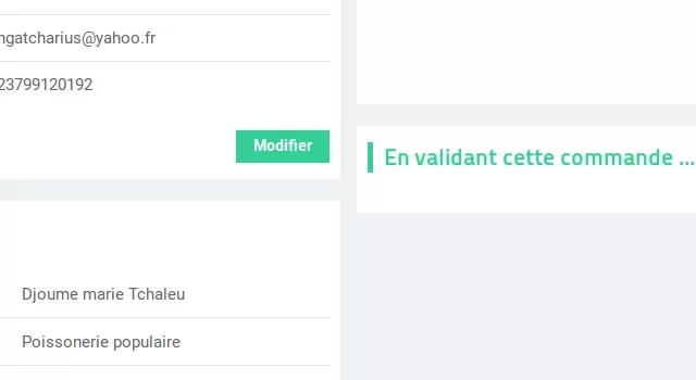 Page récapitulatif dépot colis Projet Web ParcelTrip