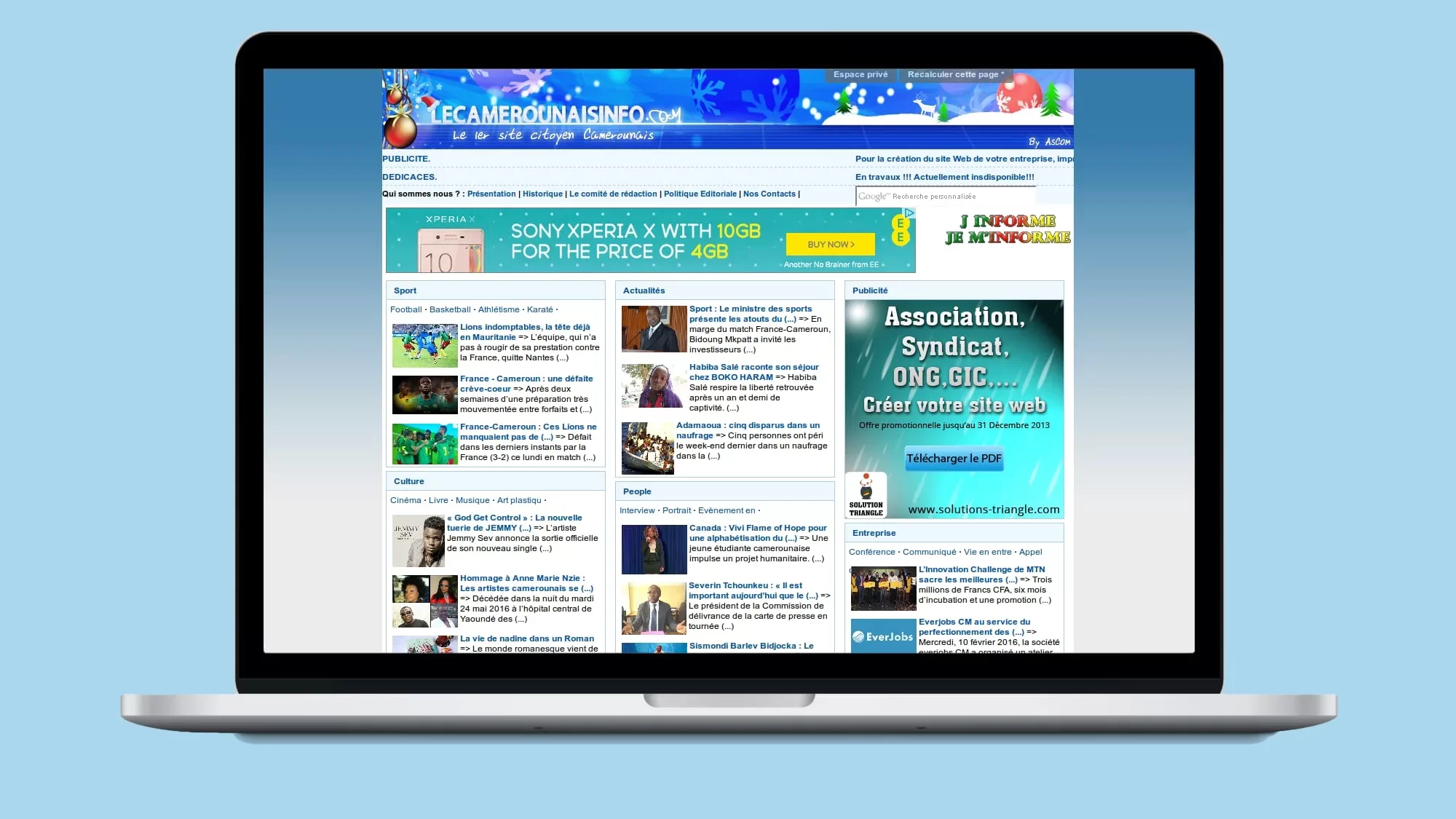 Lecamerounaisinfo — The First Citizen News Site in Cameroon, Since 2008